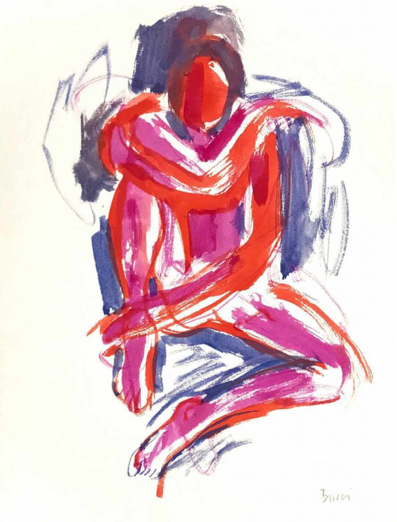 Untitled (seated figure)