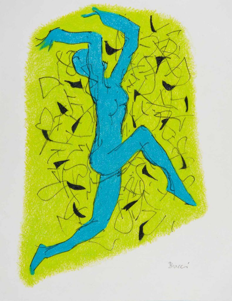 Untitled (blue figure)